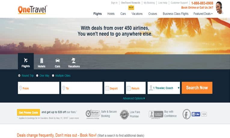 OneTravel.com Reviews (2020) | Is OneTravel Legit & Safe Site?