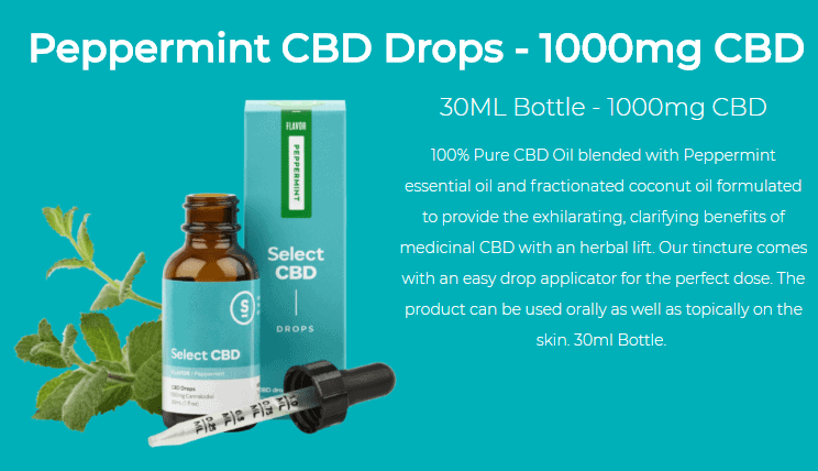 select cbd peppermint drops review tincture