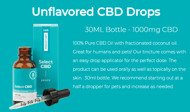 select cbd oil review unflavored