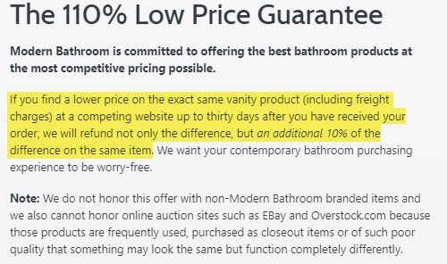 is modern bathroom legit website